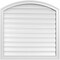 Ekena Millwork Arch Top Surface Mount PVC Gable Vent: Non-Functional, w/2"W x 1-1/2"P Brickmould Frame, 32"W x 42"H GVPAR32X4202SN - alternate 1